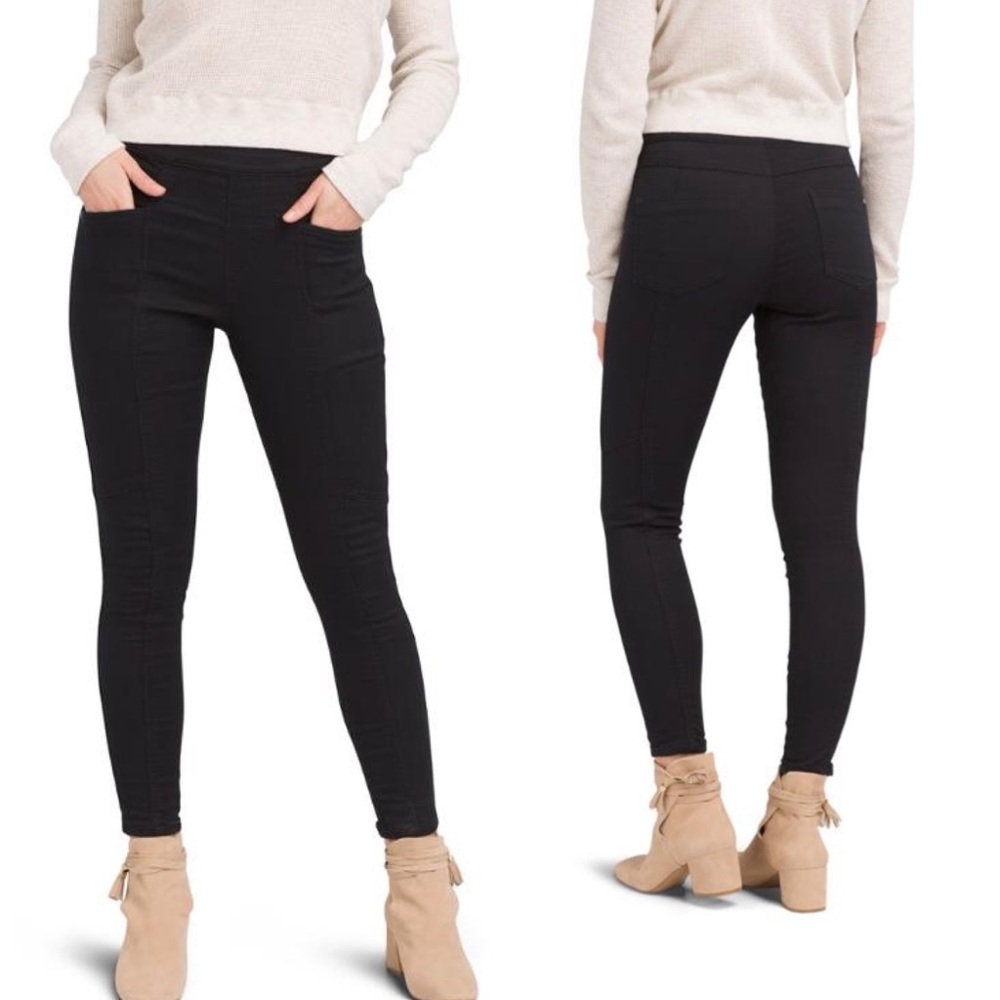 NWOT prAna Jordy Leggings Skinny Jeans Black Stretch Jeggings